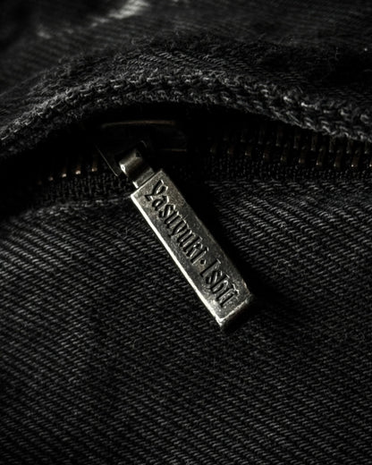 Yasuyuki Ishii Aztec Repaired Fringed Bell Bottom Flared Pants