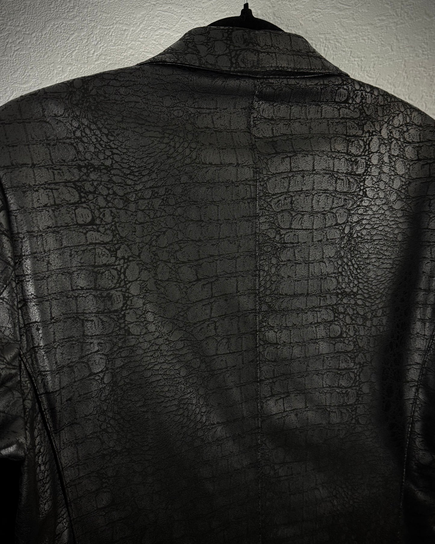 K-Boxing Crocodile Pattern Blazer