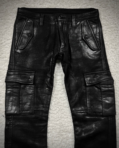 Attack The Mind 7 Heavy Waxed Bootcut Cargo Sweatpants