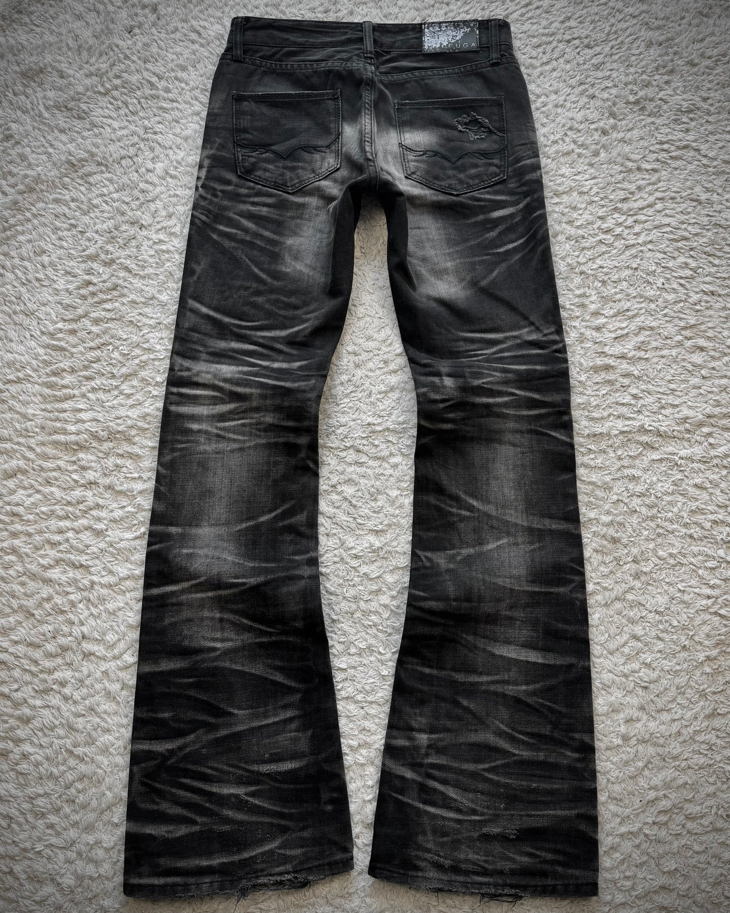 Fuga Clawmarks Washed Bootcut Jeans