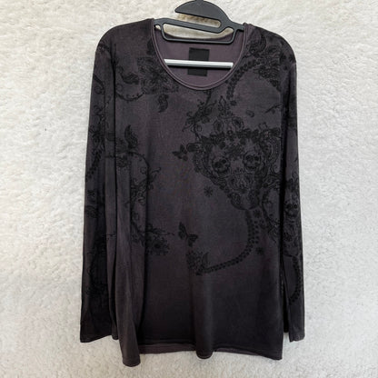 Midas Skull Paisley Pattern Longsleeve