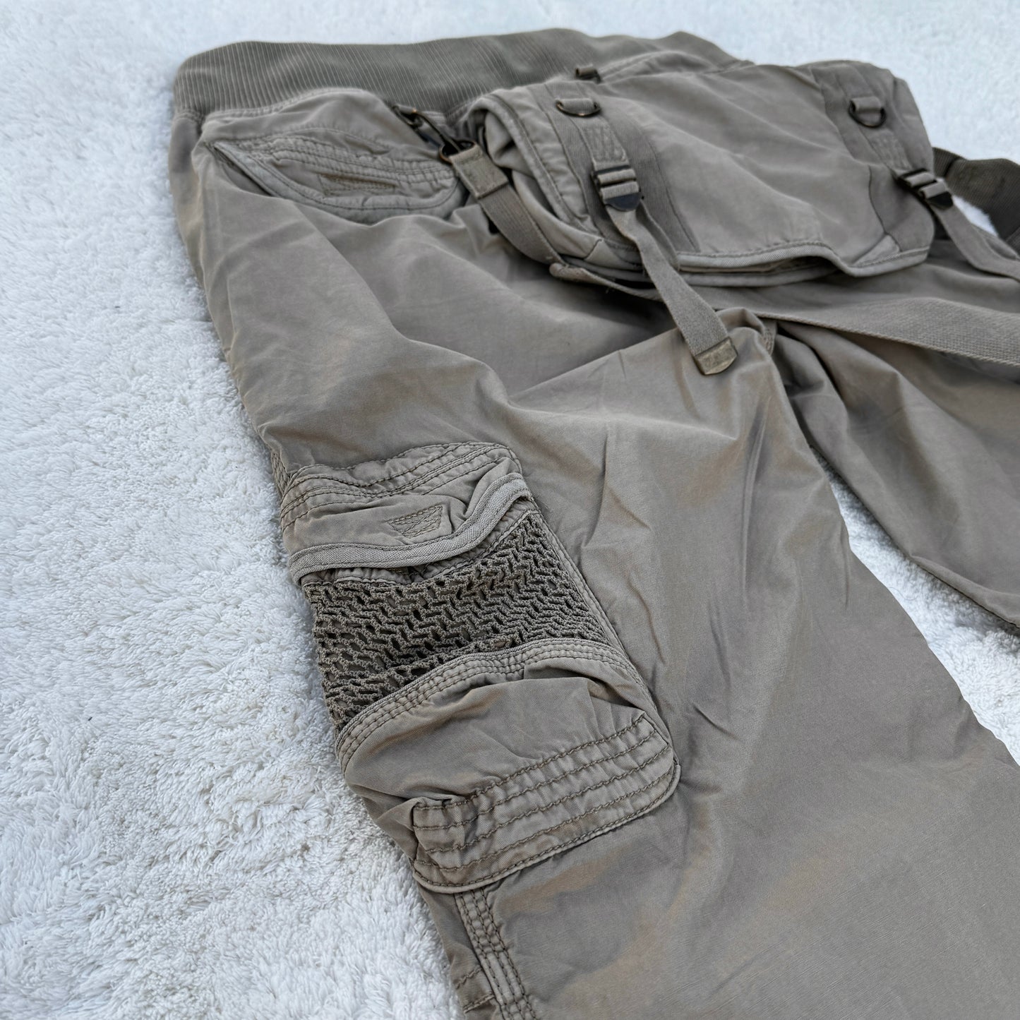 G.O.A Waist Bag Military Flared Cargo Pants