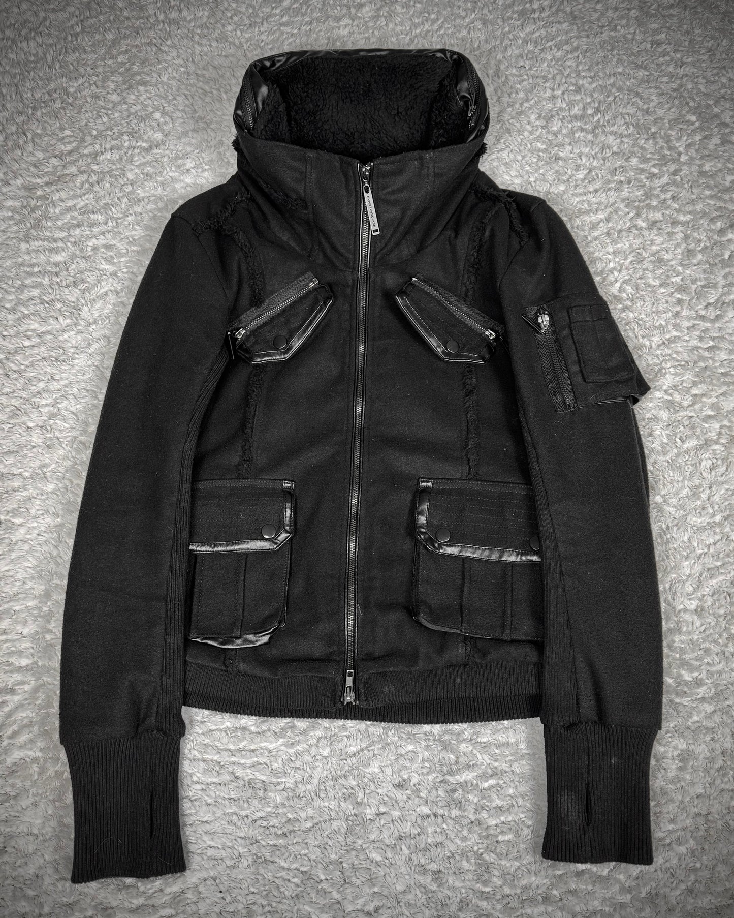 New Gentleman Fringed Wool Bono Jacket