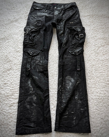 Jack Rose Waxed Gas Mask Cargo Pants