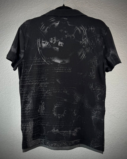 In The Attic Double Layered Poem Polo Shirt