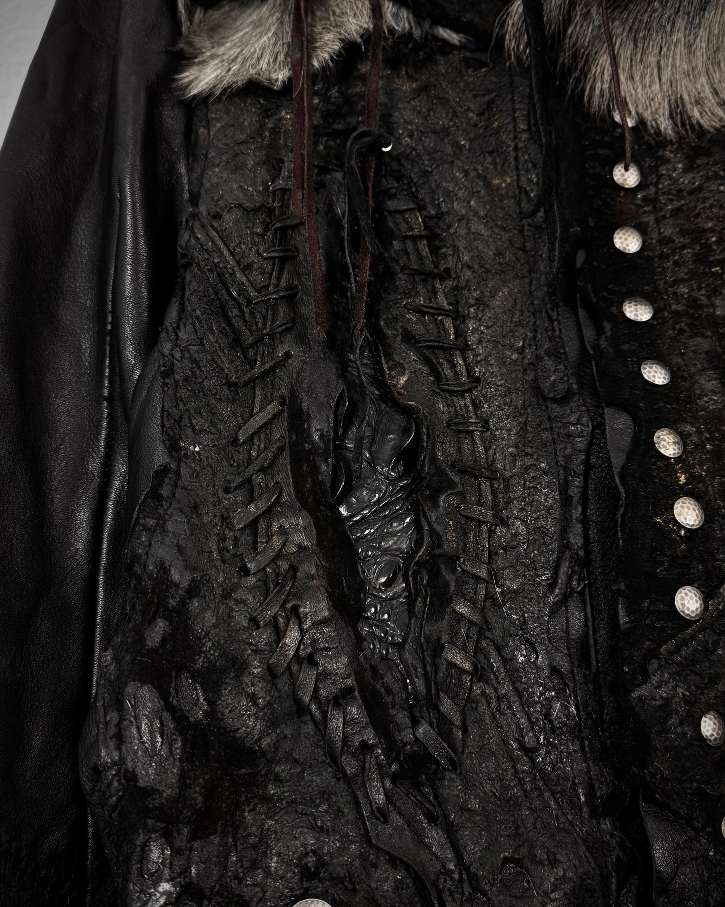 1vfudie “Post-Organic” Leather Jacket