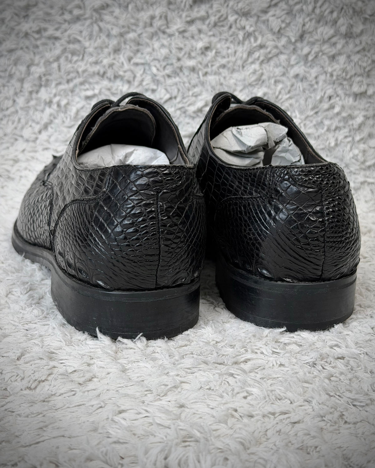 Boss Sunwen Depth Sculpted Crocodile Leather Dress Boots