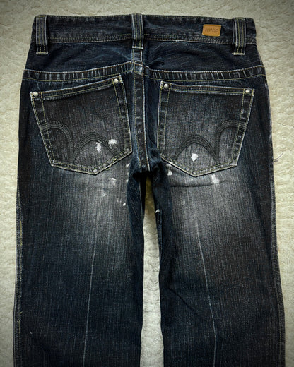 Nicole Club Clawmarks Coated Bootcut Jeans