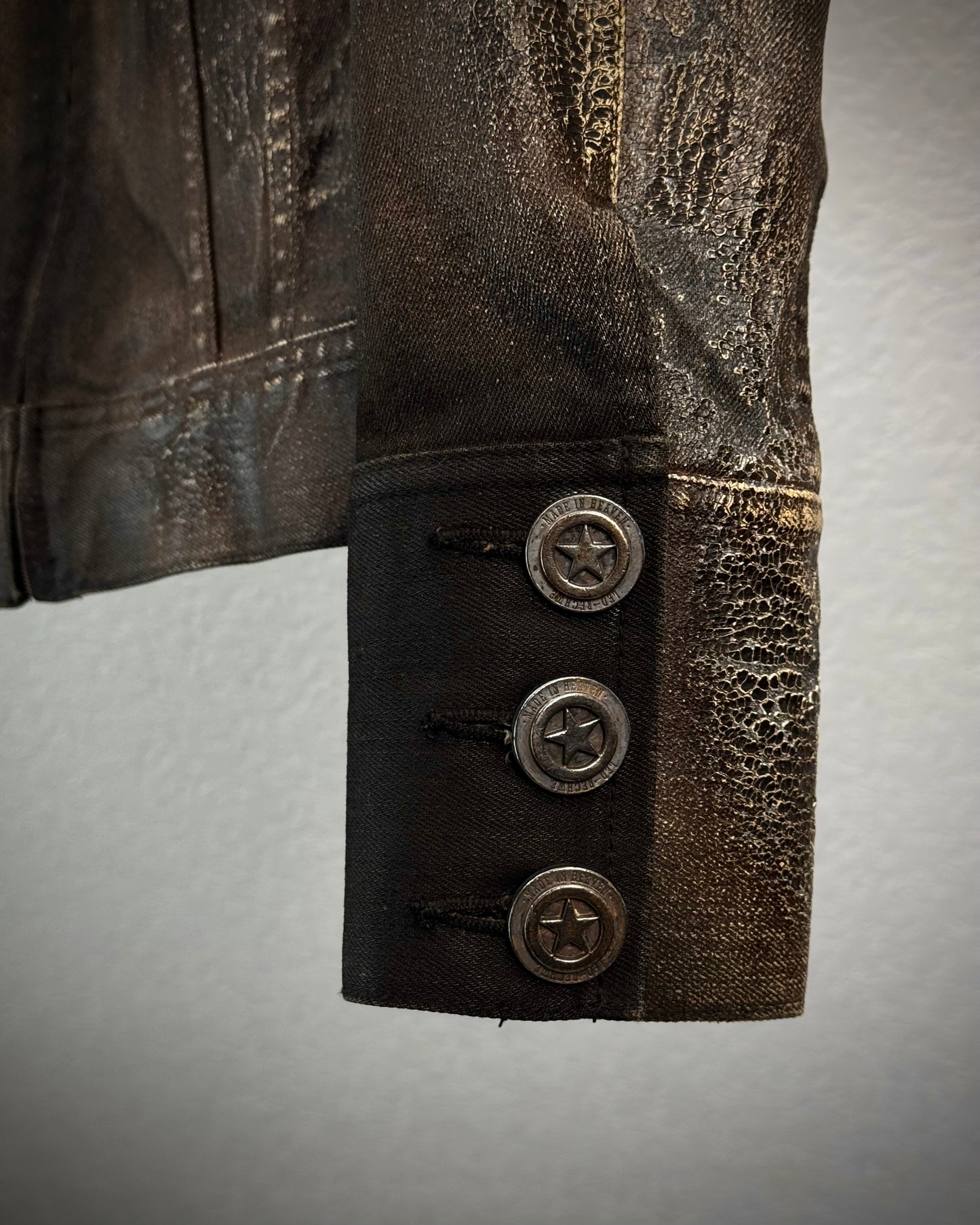 Led Rechwe “Arizona” Crack Waxed Fur Jacket