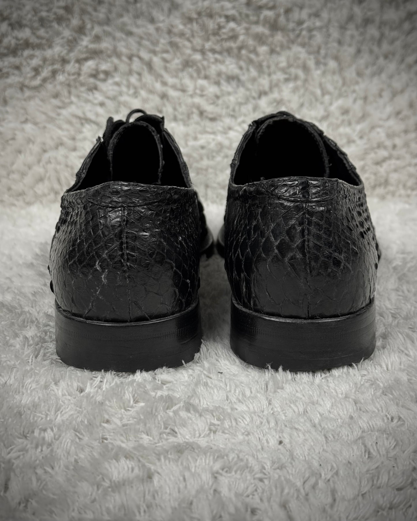 Cesare Paciotti Python Dress Boots