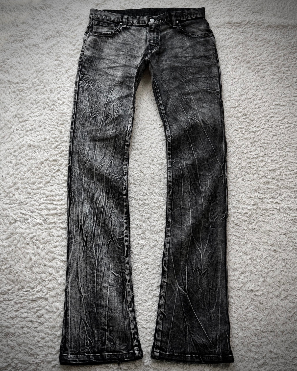 Tornado Mart Clawmarks Washed Slim Bootcut Jeans