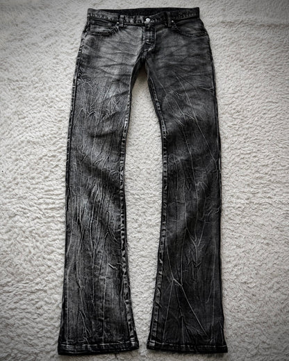 Tornado Mart Clawmarks Washed Slim Bootcut Jeans