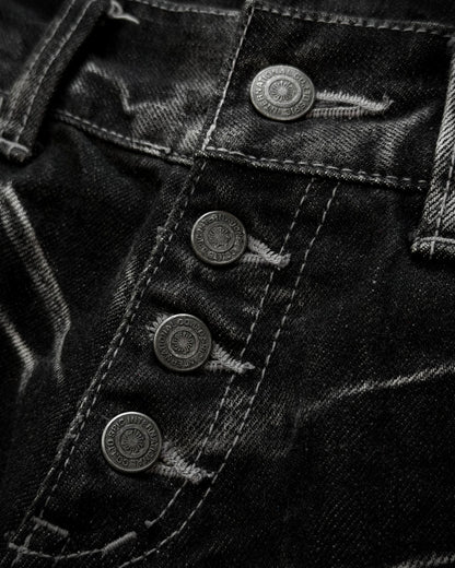 Tornado Mart Thunder Washed Flared Jeans