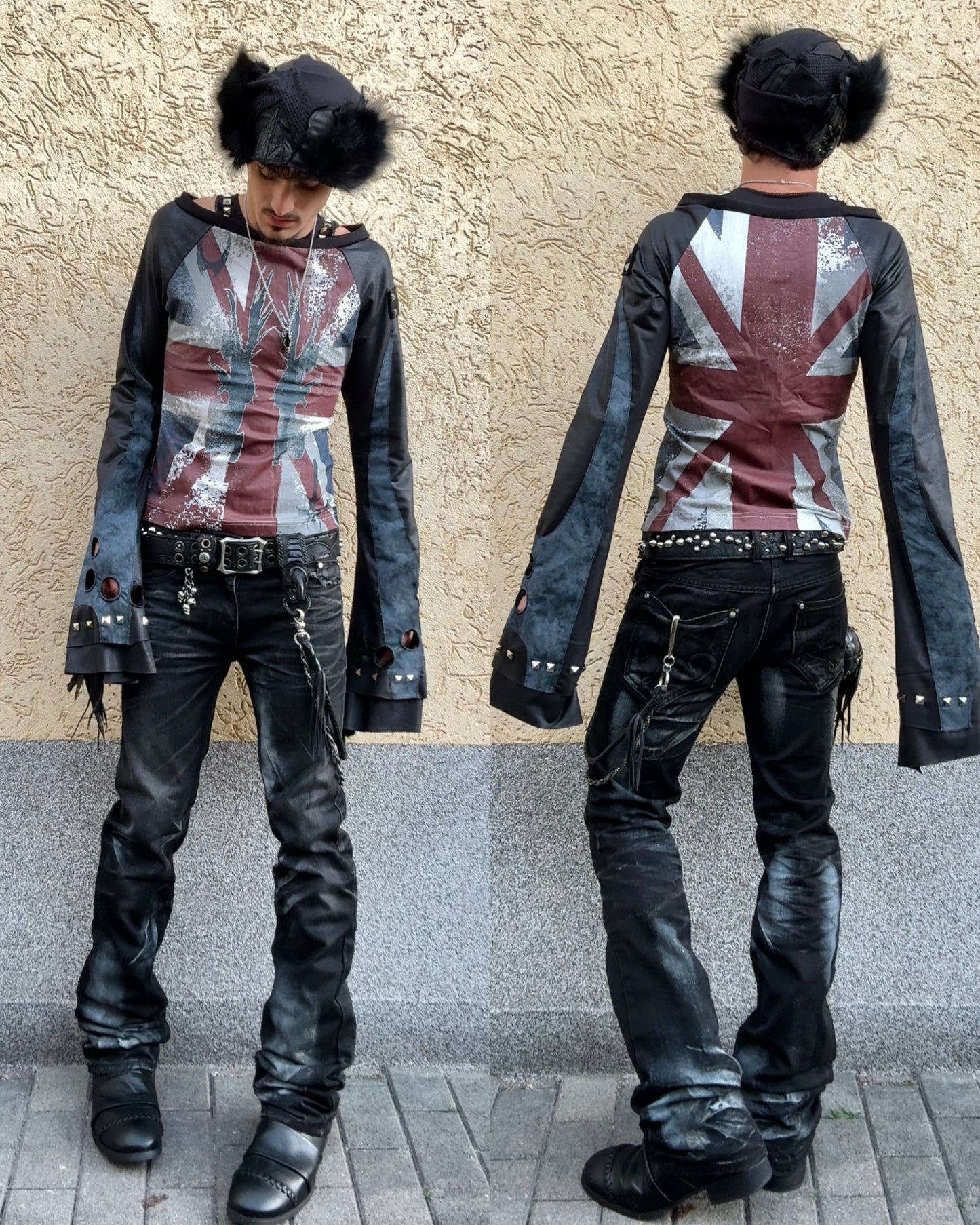 Maison De Cozy UK Layered Studded Longsleeve Shirt