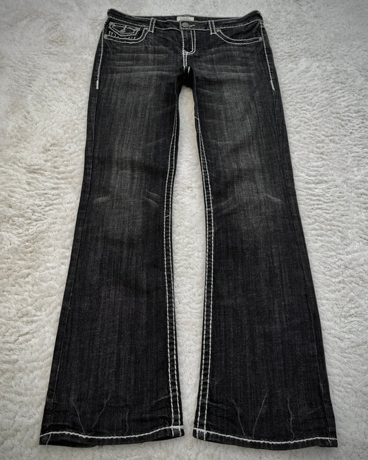L.A. Idol USA Contrast Stitched Bootcut Denim