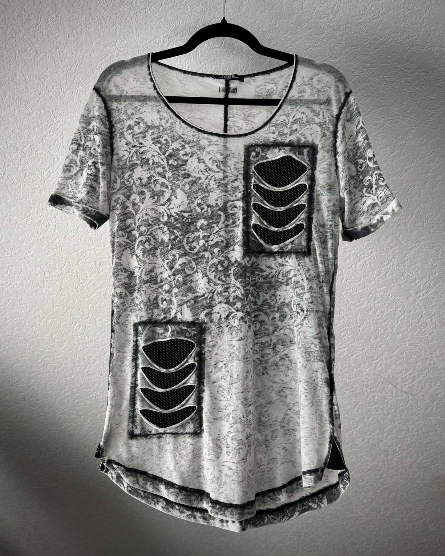 TRBC Ghost Washed Layered Distressing T-Shirt