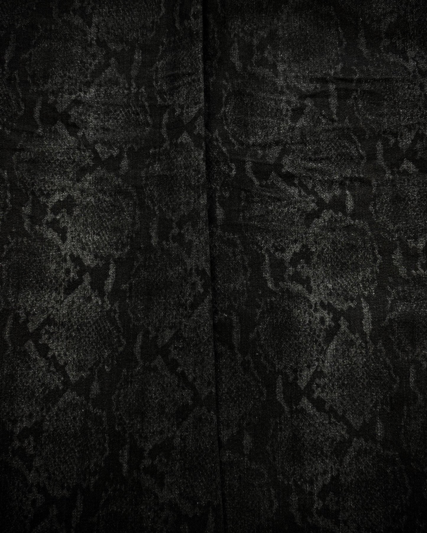 Tornado Mart Shadow Python Flared Jeans