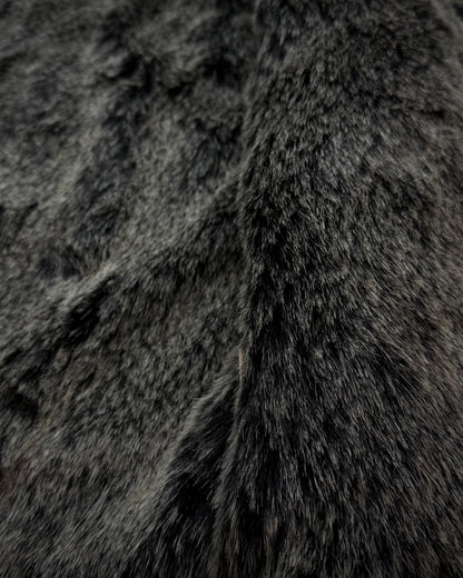 Full Faux Fur Interior Sheepskin Leather Jacket