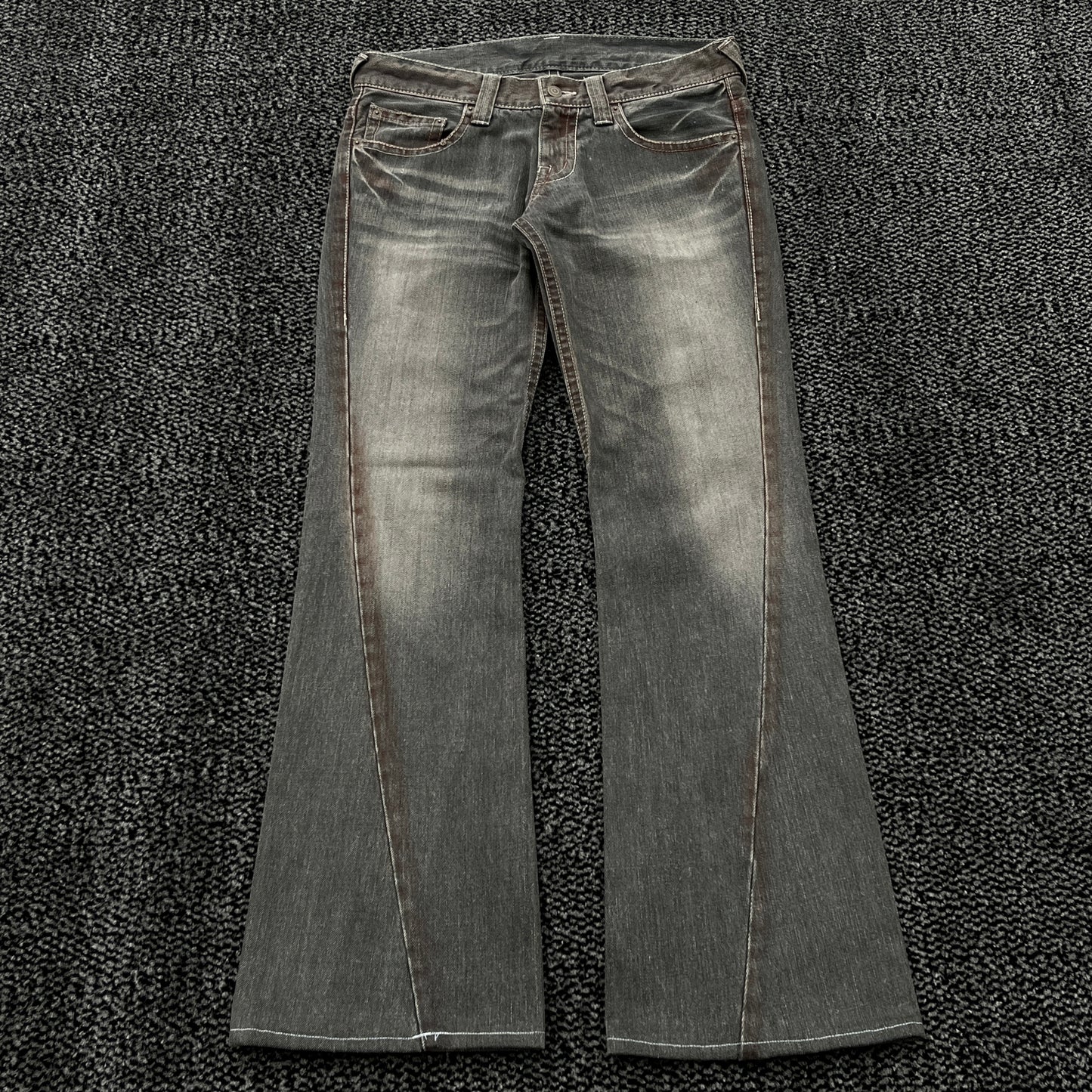 Tornado Mart Mud Washed Flared Denim