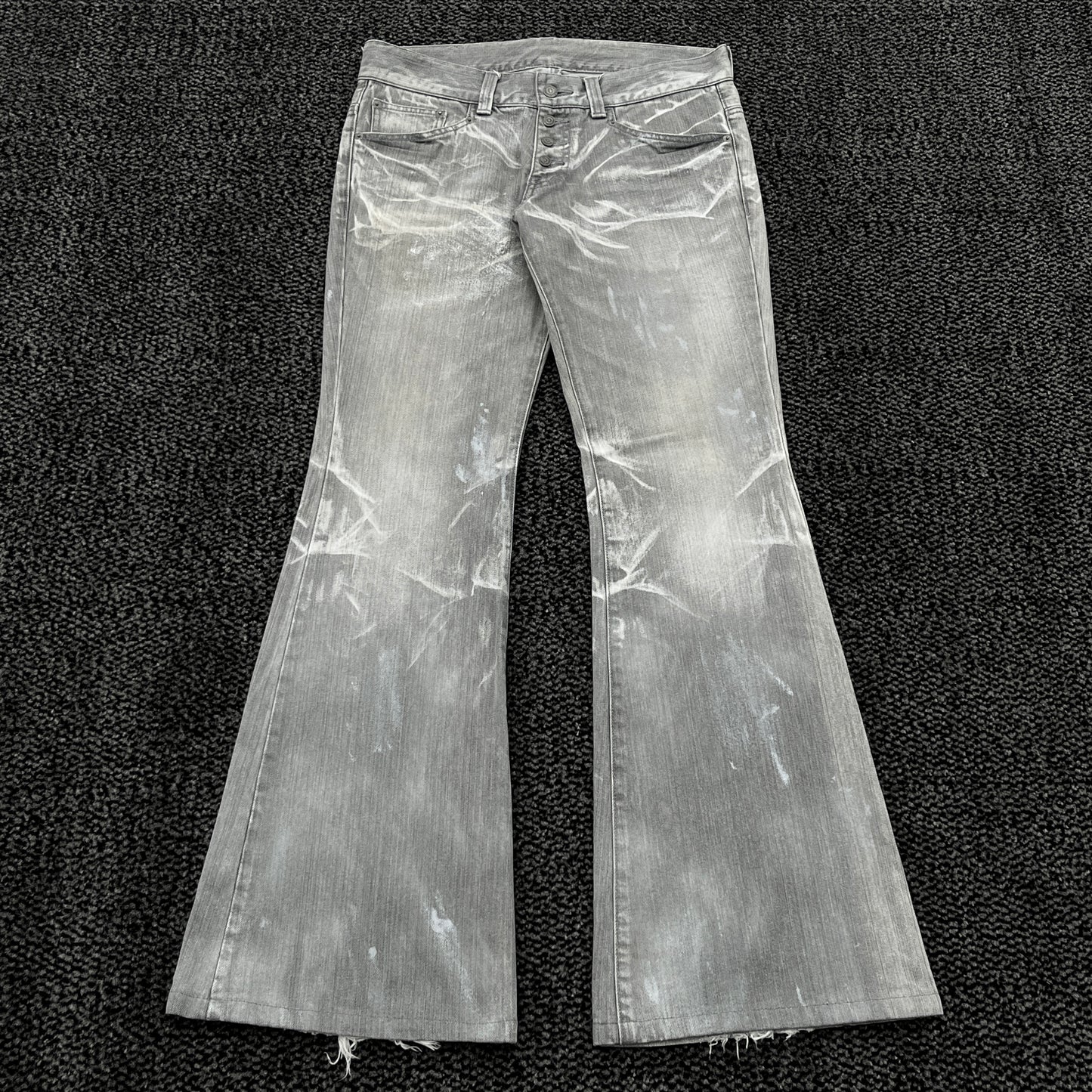 Tornado Mart Glitter Flared Denim