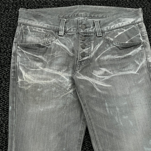 Tornado Mart Glitter Flared Denim