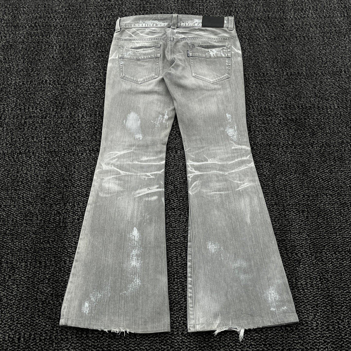 Tornado Mart Glitter Flared Denim