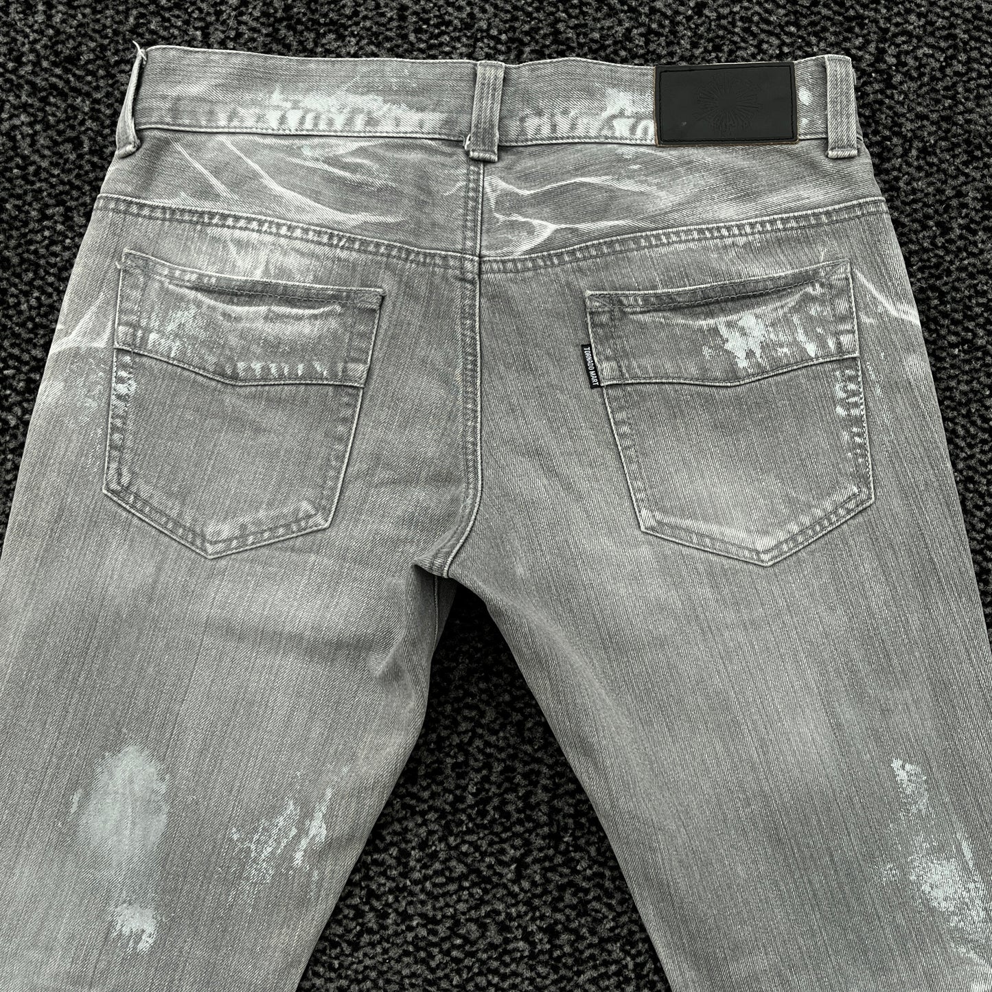 Tornado Mart Glitter Flared Denim