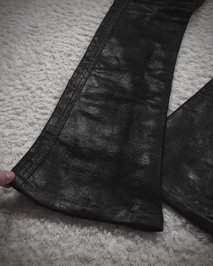 Attack The Mind 7 Heavy Waxed Bootcut Cargo Sweatpants