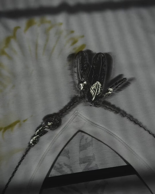 Dean & McQueen Feathered Necklace T-Shirt
