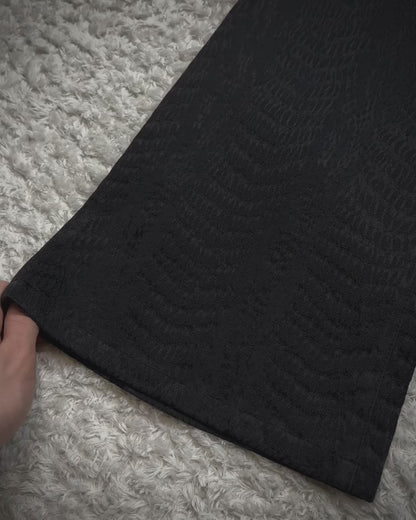 Tornado Mart Python Jacquard Flared Pants