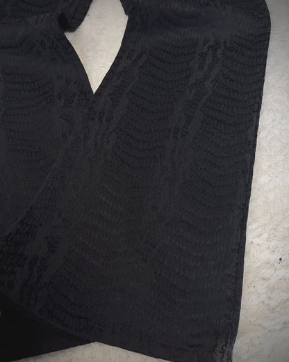 Tornado Mart Python Woven Flared Pants