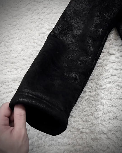 Louis Chavlon Cracked Wax Zip Up Hoodie