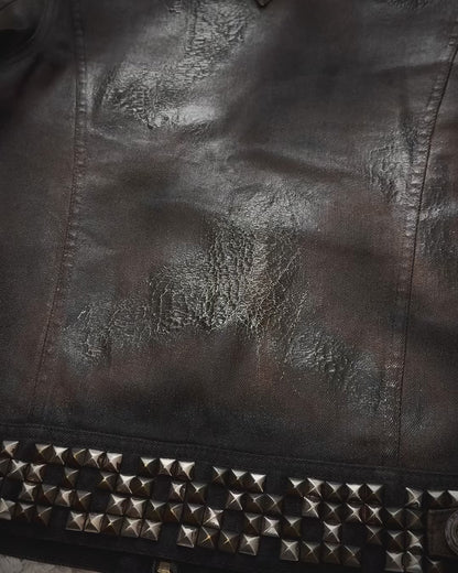 Led Rechwe “Arizona” Crack Waxed Fur Jacket