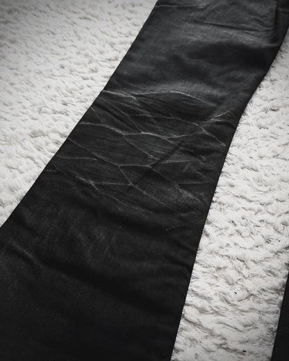 Vanquish x Murder License Waxed Clawmarks Bootcut Jeans