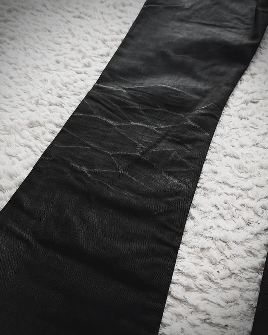 Vanquish x Murder License Waxed Clawmarks Bootcut Jeans