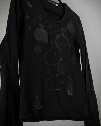 Johnny Wolf Coated Clockprint Longsleeve